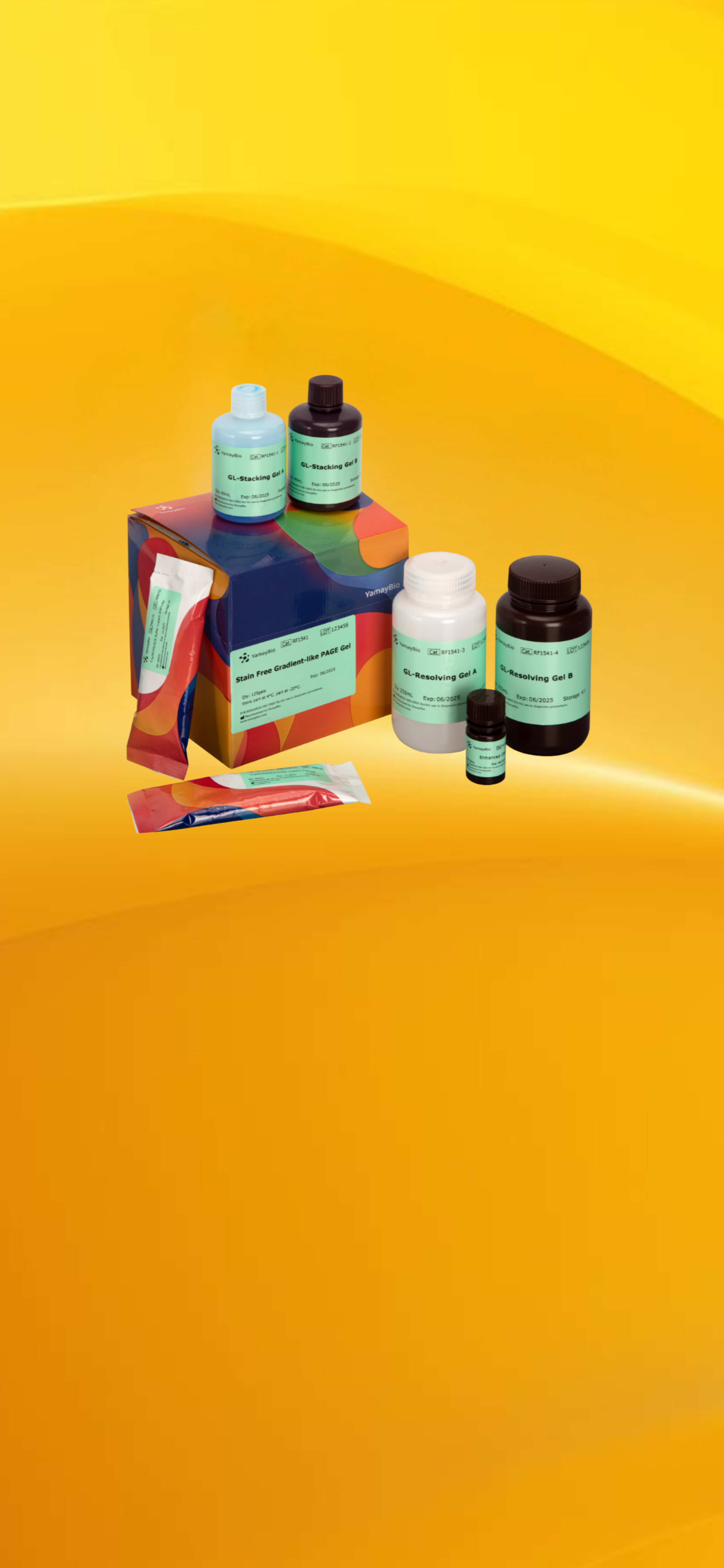 Stain Free Gradient-like 
PAGE Gel Kit